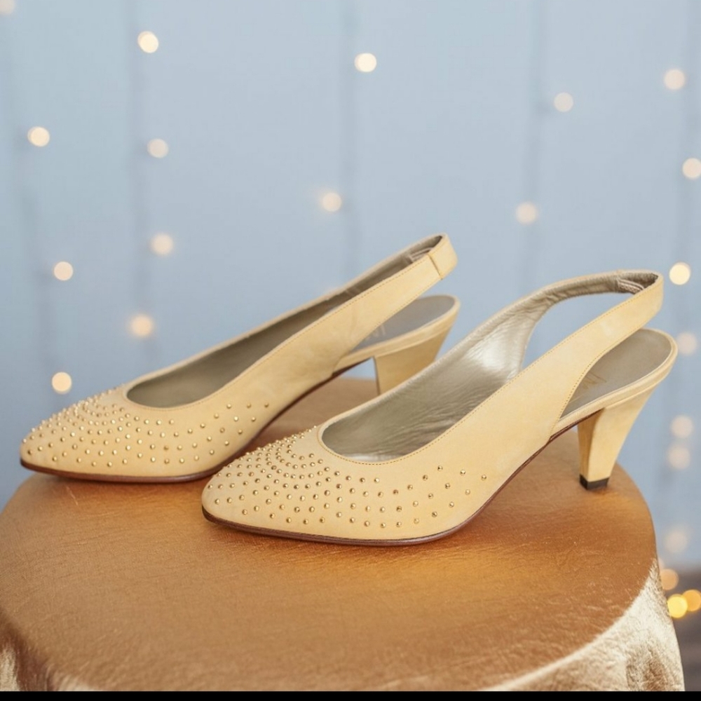 Vintage Italian Madeleine slip on heels